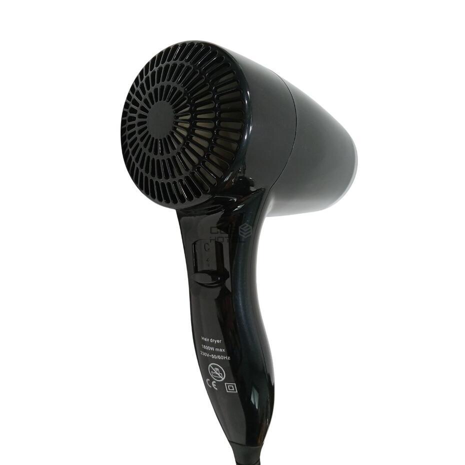  Secador de pelo negro para hotel 1800W